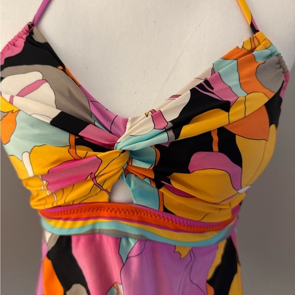 Trina Turk Gemini Womens Hakter Tankini Top sz 8 NWOT - Picture 4 of 12